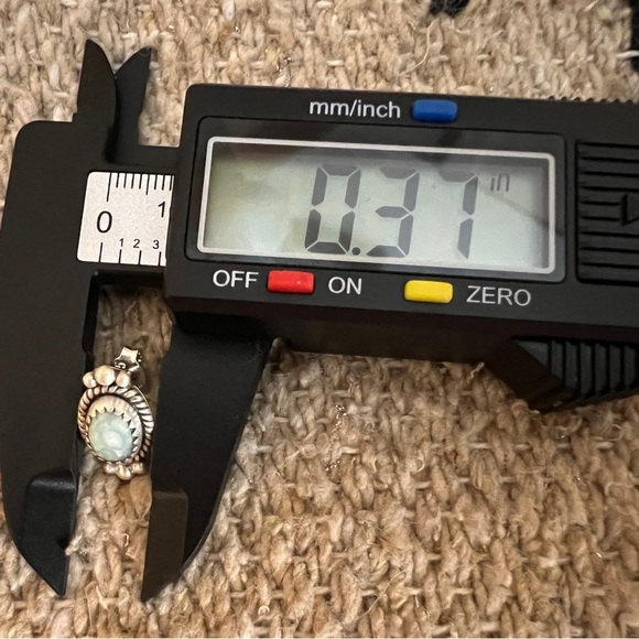 ❤️ Paloma Turquoise Navajo Southwestern Brushed 925 Stud Earrings Closed Back 4G - Picture 14 of 15